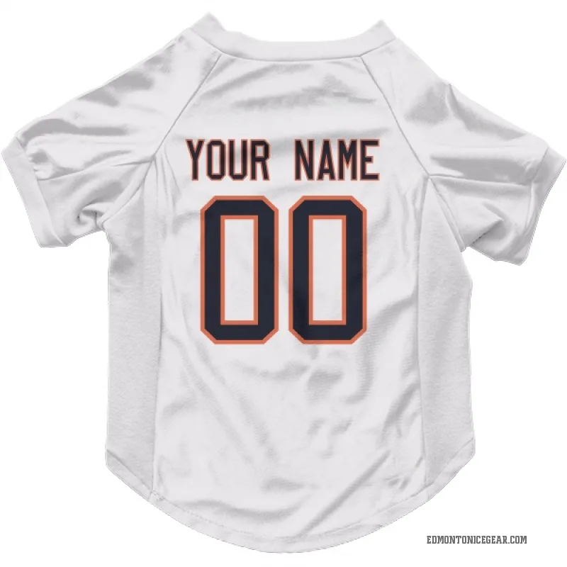 Custom Navy Edmonton Oilers Cat & Dog Pet Jersey Oilers Store