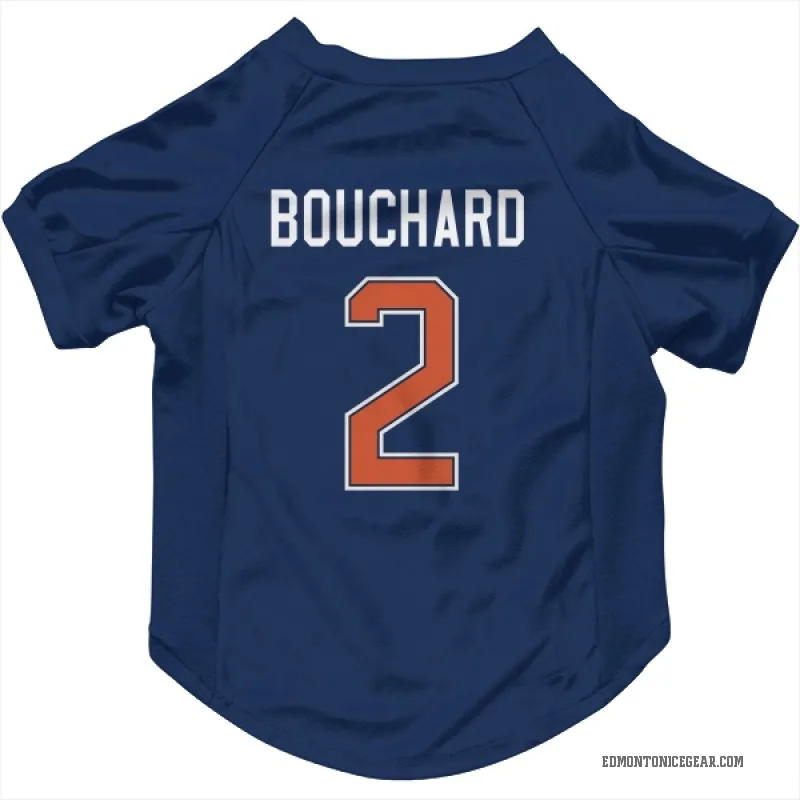 Evan Bouchard  Blue Edmonton Oilers  Cat & Dog Pet Jersey
