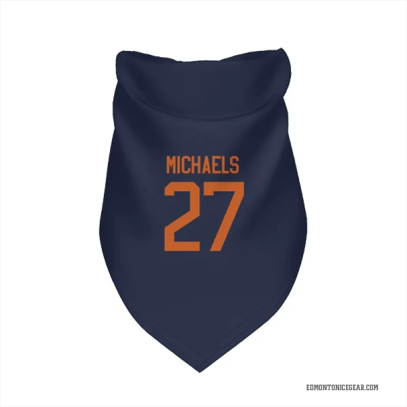 Owen Michaels  Navy Edmonton Oilers  Cat & Dog Pet Bandana
