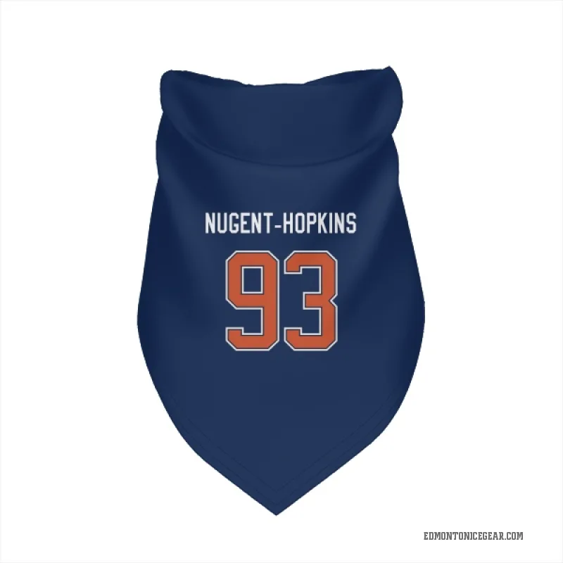 Ryan Nugent-Hopkins  Blue Edmonton Oilers  Cat & Dog Pet Bandana