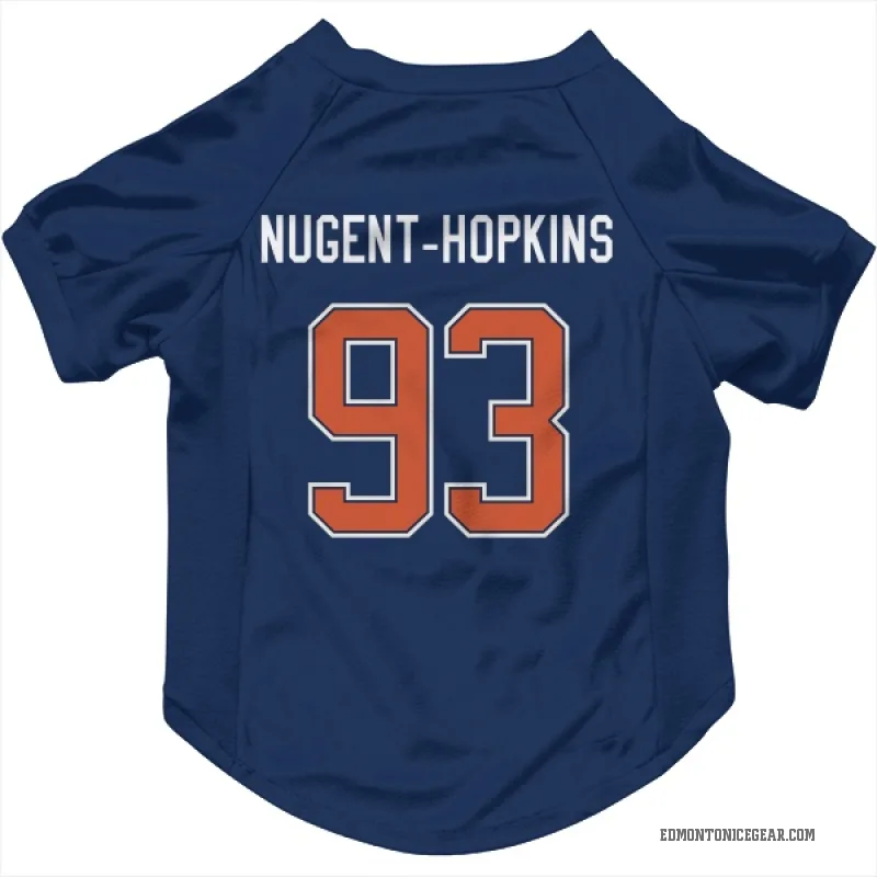 Ryan Nugent-Hopkins  Blue Edmonton Oilers  Cat & Dog Pet Jersey