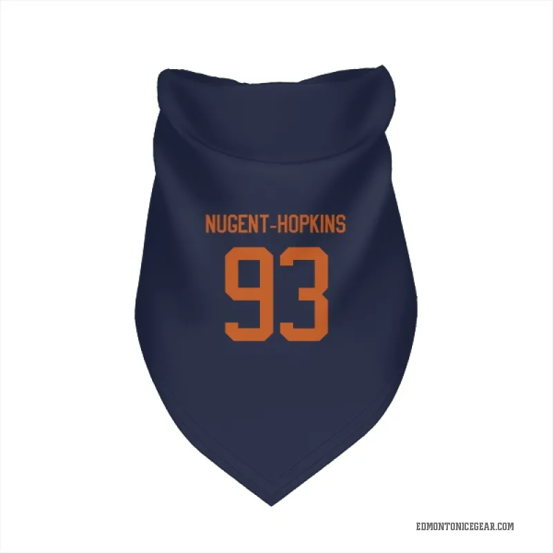 Ryan Nugent-Hopkins  Navy Edmonton Oilers  Cat & Dog Pet Bandana
