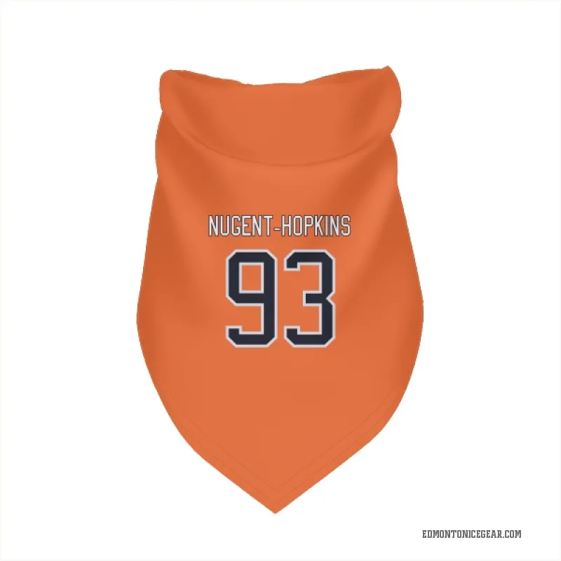 Ryan Nugent-Hopkins  Orange Edmonton Oilers  Cat & Dog Pet Bandana